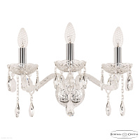 Бра хрустальное Bohemia IVELE Crystal 107B/3/165 Ni