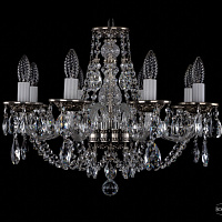 Хрустальная подвесная люстра Bohemia IVELE Crystal 1606/8/195/NB
