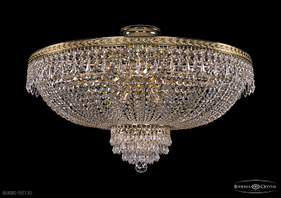 Хрустальная потолочная люстра Bohemia IVELE Crystal 1927/75Z/G