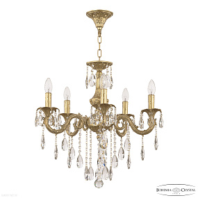 Хрустальная подвесная люстра Bohemia IVELE Crystal AL78101/5/175 B AG