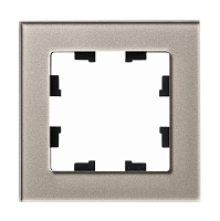 Рамка 1 пост Schneider Electric ATLASDESIGN NATURE стекло, шампань (пластик) ATN320501