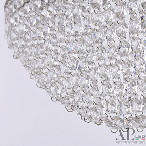 Хрустальная подвесная светодиодная люстра APL LED Sicilia SH505.0.60.A.Ni.4000