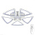 Потолочная светодиодная люстра CITILUX Мальта CL234250R