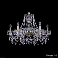 Хрустальная подвесная люстра Bohemia IVELE Crystal 1403/6/240 G