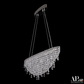 Хрустальная подвесная светодиодная люстра APL LED Sicilia SH505.0.60.B.Ni.4000