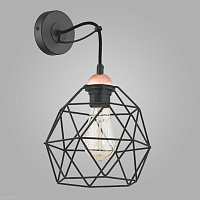 Настенный светильник с металлическим плафоном в виде клетки TK Lighting 1735 Galaxy