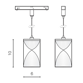 Трековый LED светильник для магнитного трека Azzardo Maya Track Magnetic AZ4629