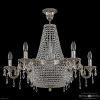 Подвесная хрустальная люстра Bohemia IVELE Crystal 2205H203/6/70IV Ni Drops