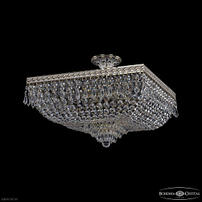 Хрустальная потолочная люстра Bohemia IVELE Crystal 19272/45IV GW