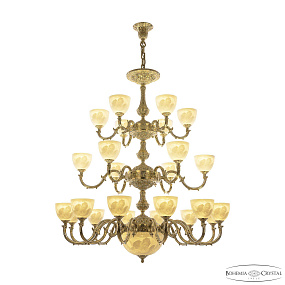 Большая люстра Bohemia Ivele Crystal Verona 72101P/12+6+6/360/3d G P1 U Angel