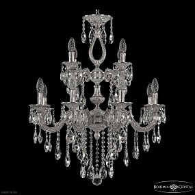 Хрустальная подвесная люстра Bohemia IVELE Crystal Florence 71301/8+4/210 B NW