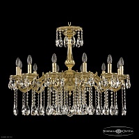 Подвесная хрустальная люстра Bohemia Ivele Crystal 75102/12/300 A G