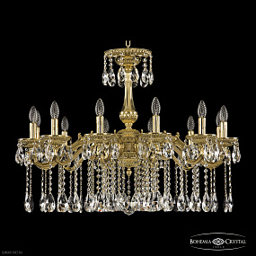 Подвесная хрустальная люстра Bohemia Ivele Crystal 75102/12/300 A G