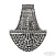 Бра с хрусталем Bohemia IVELE Crystal 19322B/H1/25IV NB R781