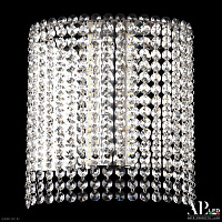 Бра хрустальное светодиодное APL LED Sicilia SH500.B5.25-27.A.Ni.4000