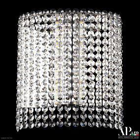 Бра хрустальное светодиодное APL LED Sicilia SH500.B5.25-27.A.Ni.4000