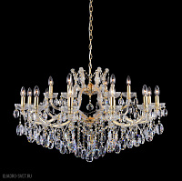 Большая люстра Crystal Lux HOLLYWOOD SP12+6 GOLD