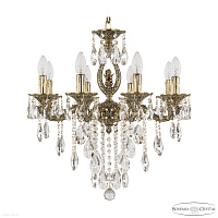 Хрустальная подвесная люстра Bohemia IVELE Crystal Florence 71414/8/175 B GB FA2S