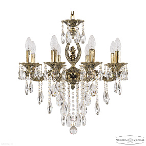 Хрустальная подвесная люстра Bohemia IVELE Crystal Florence 71414/8/175 B GB FA2S
