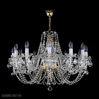 Подвесная хрустальная люстра ArtGlass ANDULA XII. SHORT - ARMS 280 CE
