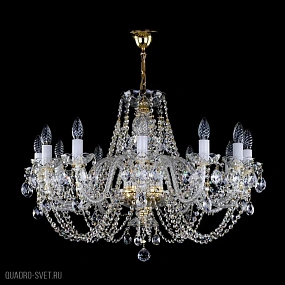 Подвесная хрустальная люстра ArtGlass ANDULA XII. SHORT - ARMS 280 CE