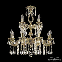 Подвесная хрустальная люстра Bohemia Ivele Crystal Florence 71302/8+4/210/2d A GB