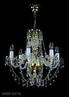 Подвесная хрустальная люстра ArtGlass SULIKA VI. CE