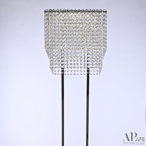 Хрустальный светодиодный торшер APL LED Sicilia SH500.T6.30-150.C.Ni.4000
