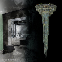 Люстра большая ARTGLASS SPIRAL COLUMN 1000x2500 CE