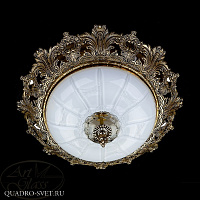 Люстра потолочная ARTGLASS SHARLEEN DIA 470 BRASS ANTIQUE