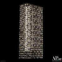Бра хрустальное светодиодное APL LED Rimini S500.B1.20-45.A.3000.Gold.Clear.801.731