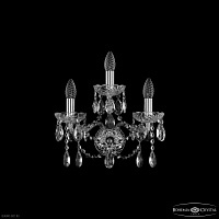 Бра хрустальное Bohemia IVELE Crystal 1413B/2+1/141 Ni