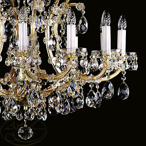 Люстра большая ARTGLASS MARIA TEREZIA 12 VACHTLE