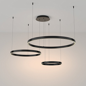 Подвесная светодиодная люстра Maytoni Rim MOD058PL-L100B3K