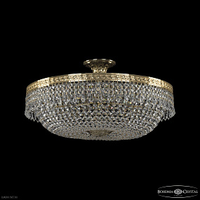 Хрустальная потолочная люстра Bohemia IVELE Crystal 19011/55IV G