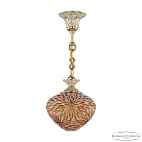 Подвесной светильник Bohemia Ivele Crystal 7003P/18 GW Amber-White/H-1A