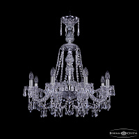 Хрустальная подвесная люстра Bohemia IVELE Crystal 1403/8/240/XL-75 Ni