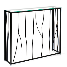 Узкий консольный столик в прихожую AllConsoles  1022-CB clear