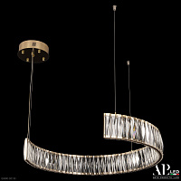 Хрустальная подвесная светодиодная люстра APL LED Sicilia SH23.60.A.Gd.3000.TK