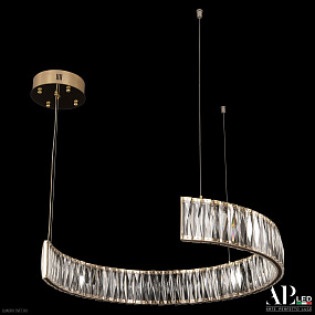 Хрустальная подвесная светодиодная люстра APL LED Sicilia SH23.60.A.Gd.3000.TK