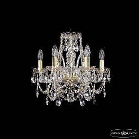 Хрустальная подвесная люстра Bohemia IVELE Crystal 1411/6/141/G