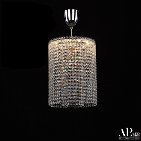 Хрустальный светодиодный подвесной светильник APL LED Sicilia SH01.25.A.LED -DIM.Ni.Tube
