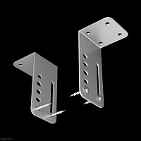 Уголок монтажный регулируемый для шинопровода Exility Gravity натяжного потолка, 2 шт Maytoni TRA034ICL-SC-42S