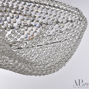 Большая хрустальная светодиодная люстра APL LED Rimini S523.0.160.A.4000
