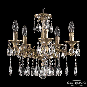 Подвесная хрустальная люстра Bohemia Ivele Crystal 73102/5/125 A FP
