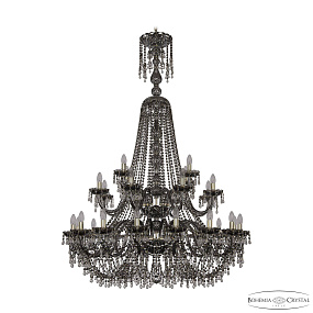 Большая хрустальная люстра Bohemia IVELE Crystal 1410/16+8+4/400/XL-162/2d G V0300 M781