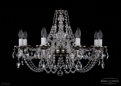 Хрустальная подвесная люстра Bohemia IVELE Crystal 1606/8/240/NB