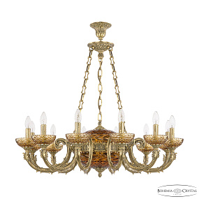 Подвесная люстра Bohemia Ivele Crystal Florence 71009P/12/250 FP P Amber/M-1F