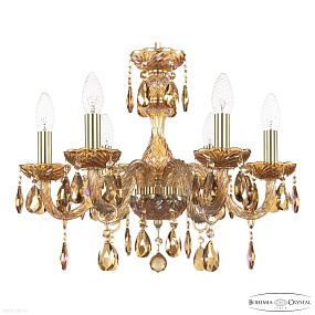 Хрустальная подвесная люстра Bohemia IVELE Crystal 117/6/165 G M777