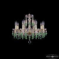 Хрустальная подвесная люстра Bohemia IVELE Crystal 1410/8/160/G/V5001